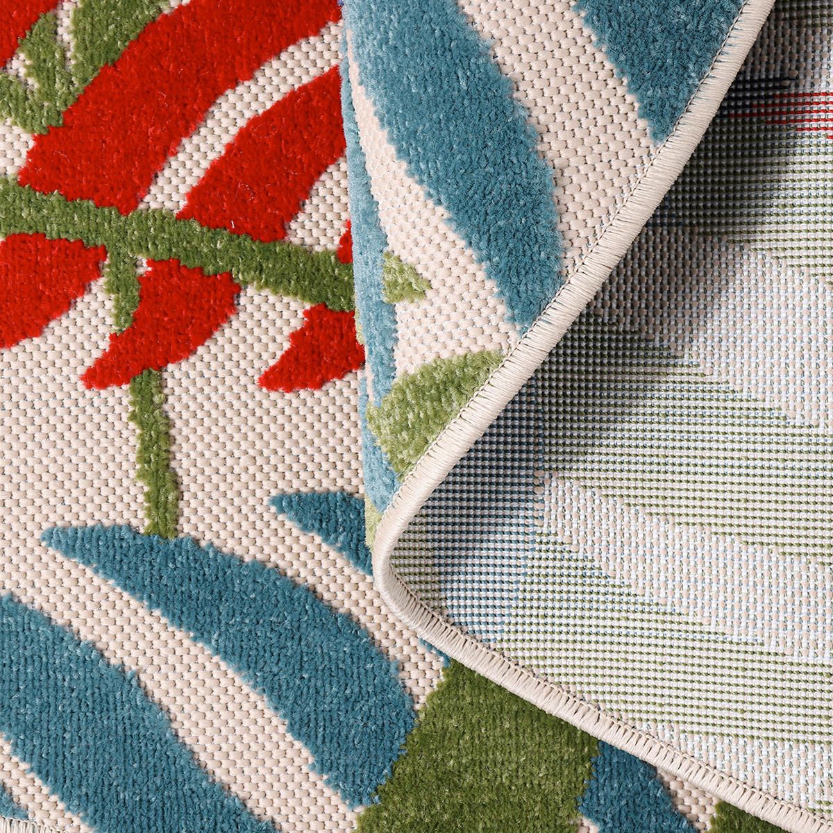 TEPIH ZA UNUTAR./VANJ. UPORAB  120 cm  višebojno  Floral  - višebojno, Lifestyle, tekstil/plastika (120cm)