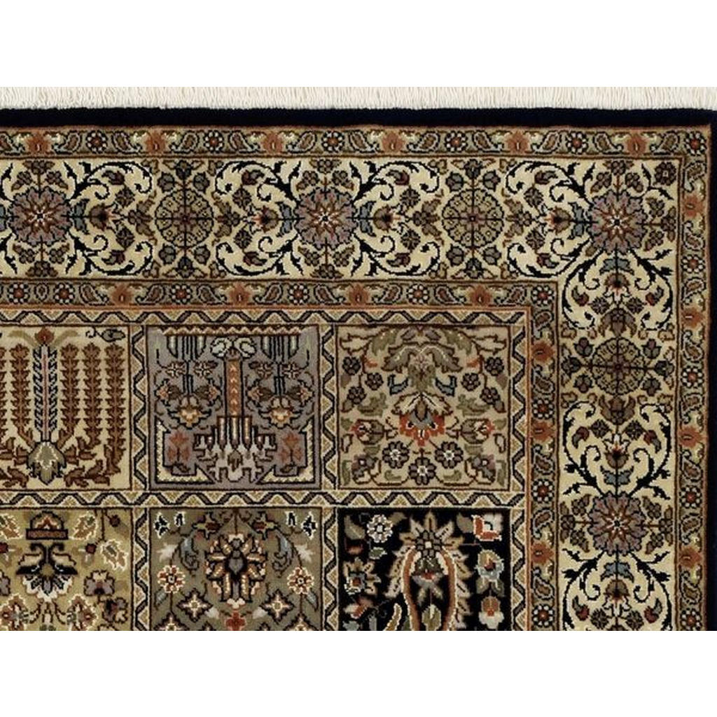 Thumbnail - Cazaris Orientteppich Vasuki Bakhtyari, Blau, Beige, Textil, Bordüre, rechteckig, 200x260 cm, Care & Fair, für Fußbodenh...