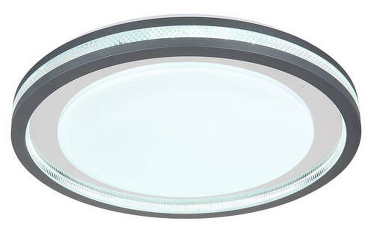 LED-DECKENLEUCHTE 30 W  47,8/6,7 cm    - Weiss/Transparent, Konventionell, Kunststoff/Metall (47,8/6,7cm) - Globo