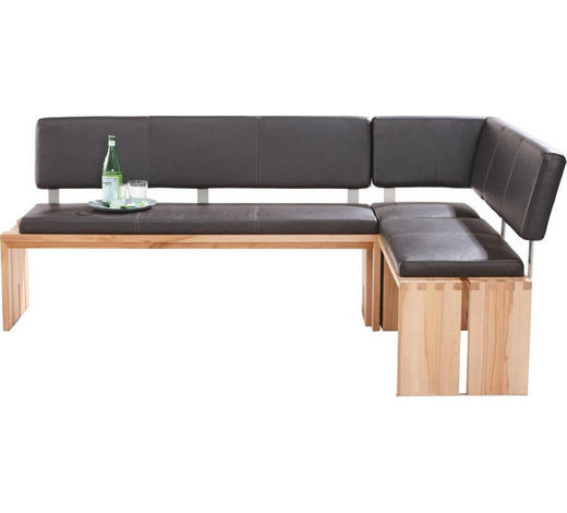 eckbank holz massiv buche, eckbank echtleder kernbuche massiv buchefarben, dunkelbraun online, Design ideen
