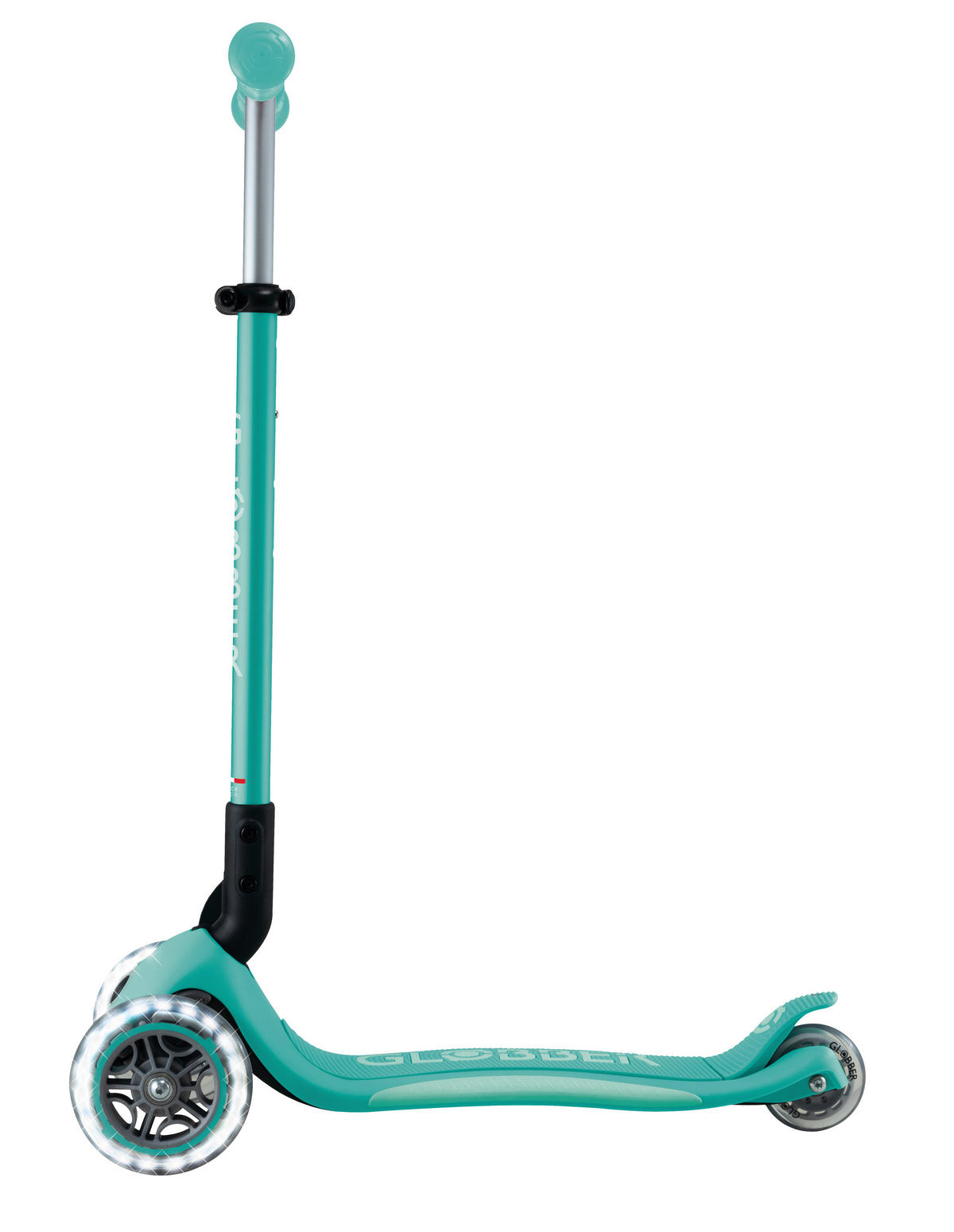 KINDERSCOOTER ELITE LIGHTS  - Mintgrün, Basics, Kunststoff (57.5/28/82.5cm) - GLOBBER