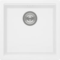 SPÜLE KIRN100UDAY  - Weiß, Basics, Stein (45,6/28,9/45,6cm) - Schock