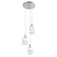 Lampă Suspendată 25/120 cm  - culoare crom, Basics, sticlă/metal (25/120cm)
