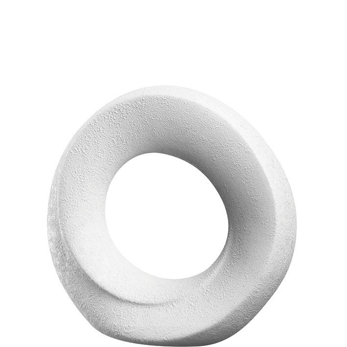 SKULPTURA - bela, Basics, keramika (22,00/22,00/9,00cm) - Leonardo