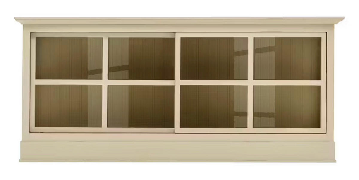 SIDEBOARD UrbanClass  in 190,5/82/49 cm  - Elfenbein, LIFESTYLE, Glas/Holz (190,5/82/49cm) - Livetastic