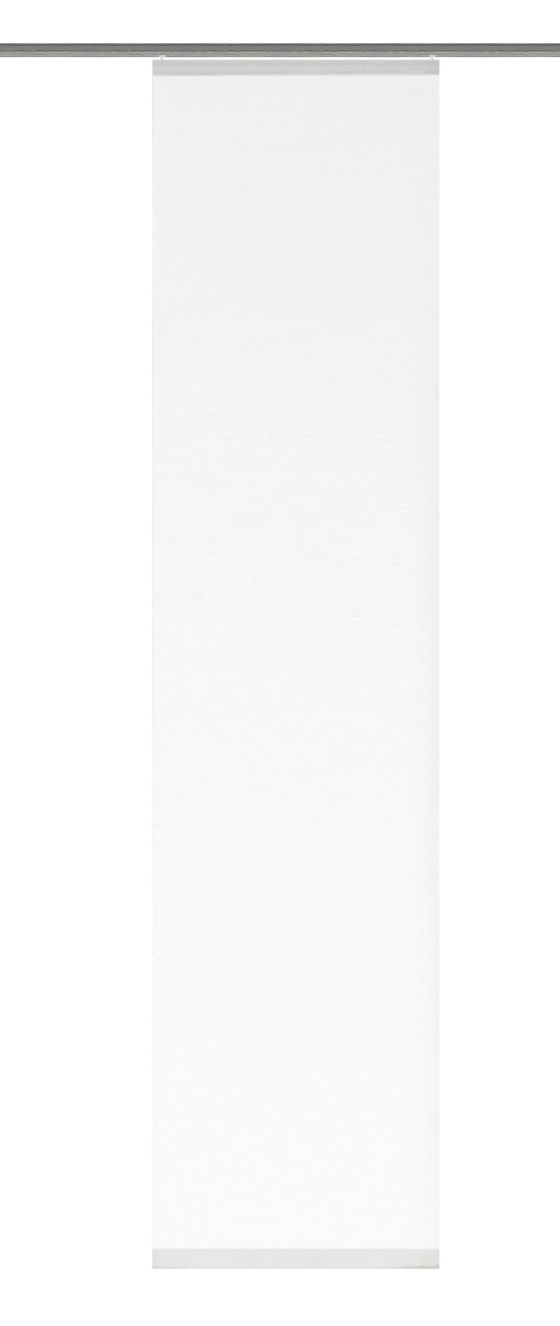 FLÄCHENVORHANG   blickdicht   60/245 cm  - Weiß, Design, Textil (60/245cm)
