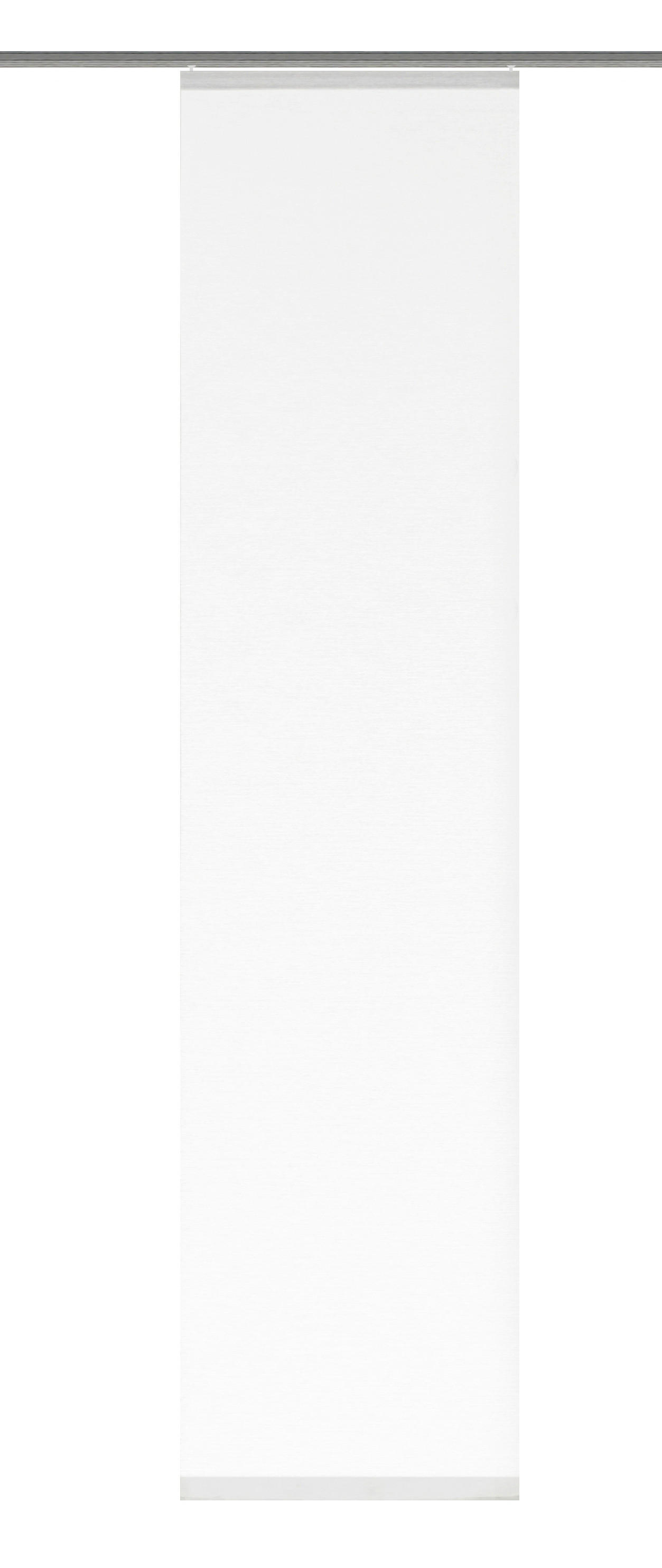 FLÄCHENVORHANG   blickdicht   60/245 cm  - Weiß, Design, Textil (60/245cm)
