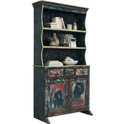 KREDENZ in massiv Mangoholz Multicolor - Blau/Multicolor, Trend, Holz/Metall (100/208/50cm) - Ambia Home