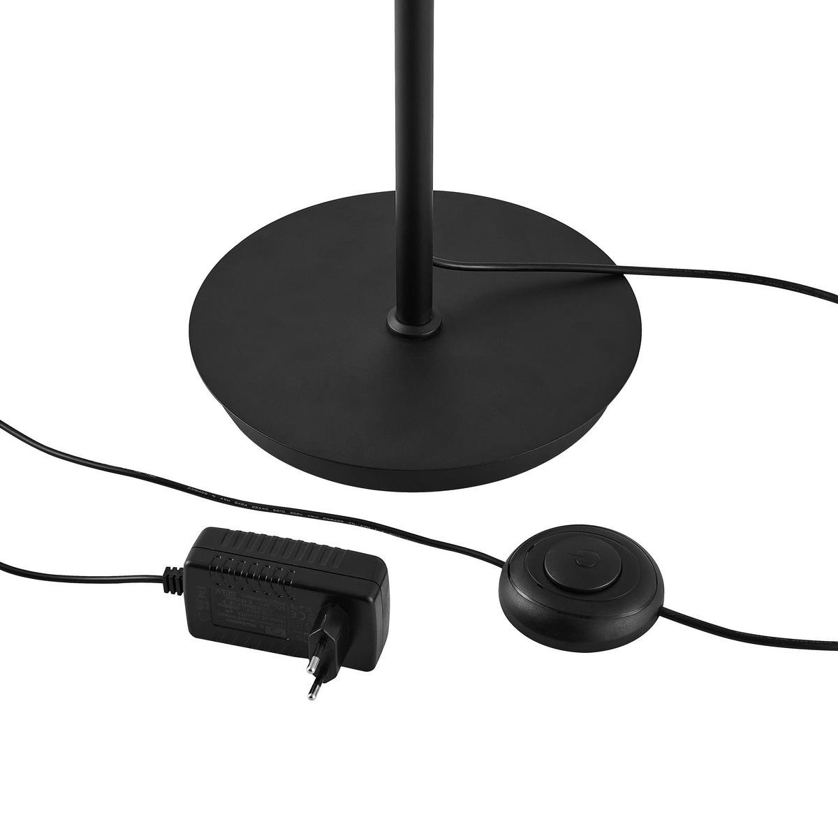 LED-STEHLEUCHTE Easy 32/149 cm   - Schwarz/Kupferfarben, Design, Glas/Kunststoff (32/149cm) - Dieter Knoll