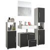 BADEZIMMER  in 120 cm  - Schwarz, Konventionell, Holzwerkstoff (120cm) - MID.YOU