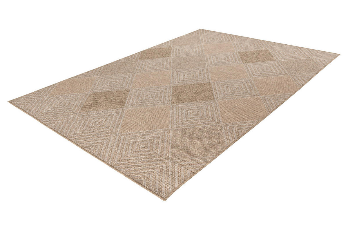 FLACHWEBETEPPICH 160/230 cm Naturfarben rechteckig  - Naturfarben, Basics, Textil (160/230cm) - Kayoom