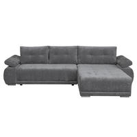 Colțar, textil, gri - gri, Design, textil (315/85/204cm) - Carryhome