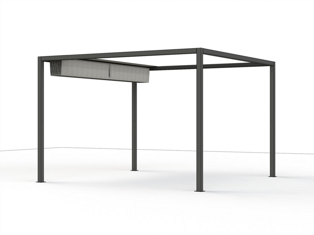 PAVILLON-FALTDACH  - Silberfarben, Basics, Textil (300/300cm) - Siena Garden