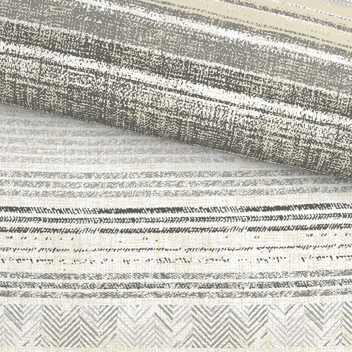 POVLEČENÍ, flanel, šedohnědá, 140/200 cm - šedohnědá, textil (140/200cm) - Esposa