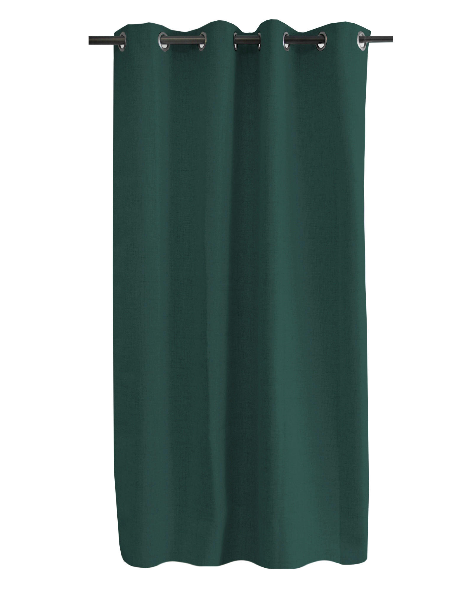VERDUNKELUNGSVORHANG - Dunkelgrün, Basics, Textil (135/260cm)