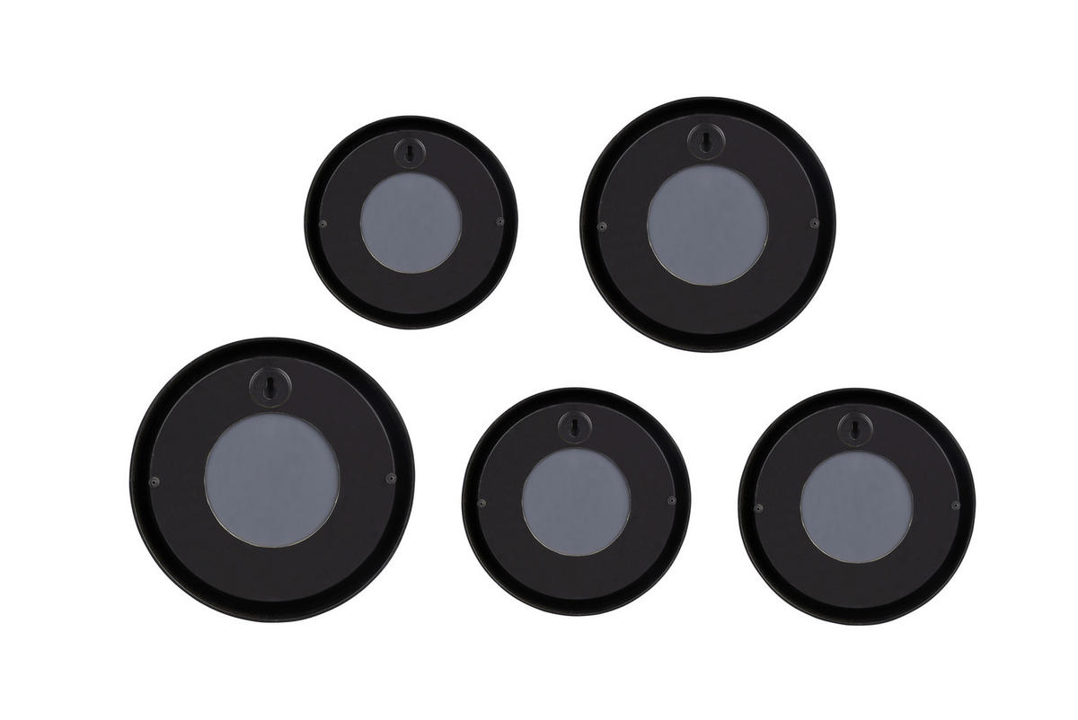 SPIEGELSET    in  - Goldfarben/Schwarz, Trend, Glas/Kunststoff - Boxxx