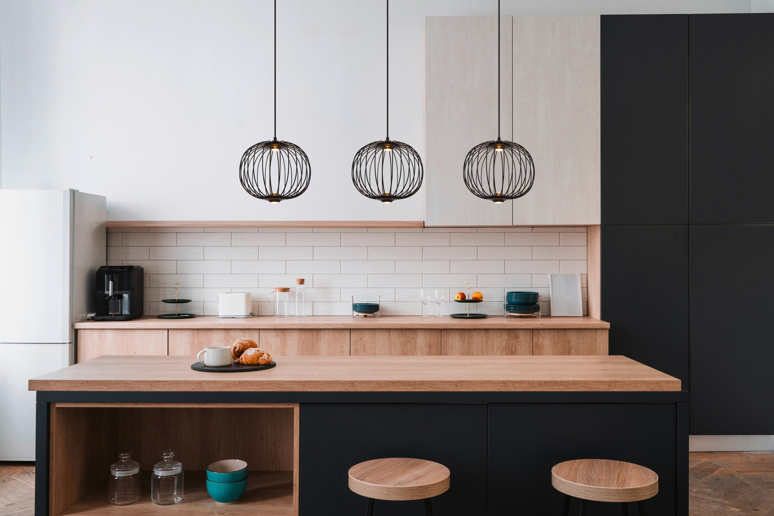 LED-HÄNGELEUCHTE 126/30/150 cm    - Schwarz, Basics, Kunststoff/Metall (126/30/150cm) - Globo