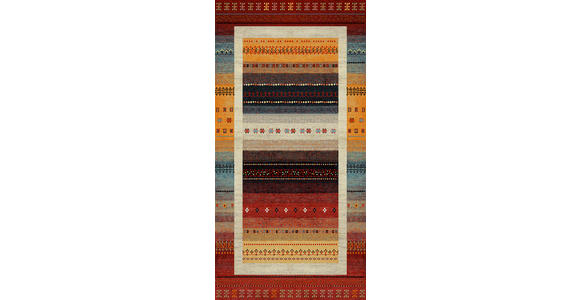 LÄUFER 80/250 cm Cassandra Multicolor, Rot  - Rot/Multicolor, LIFESTYLE, Textil (80/250cm) - Novel