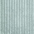 HOCKER Cord Mintgrün  - Schwarz/Mintgrün, Design, Textil/Metall (60/49/53cm) - Landscape