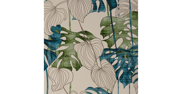 BETTWÄSCHE CUBY Satin 140/200 cm  - Petrol, KONVENTIONELL, Textil (140/200cm) - Novel