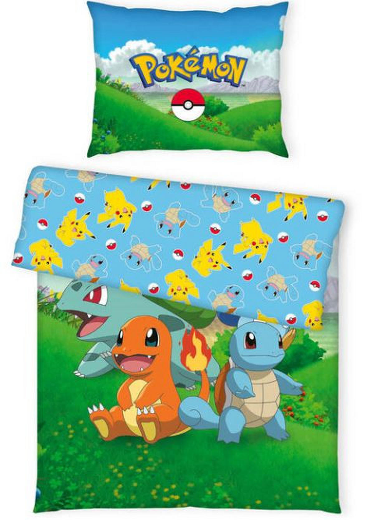 BETTWÄSCHE Pokémon Bettwäsche 140/200 cm  - Multicolor, Basics, Textil (140/200cm) - Herding