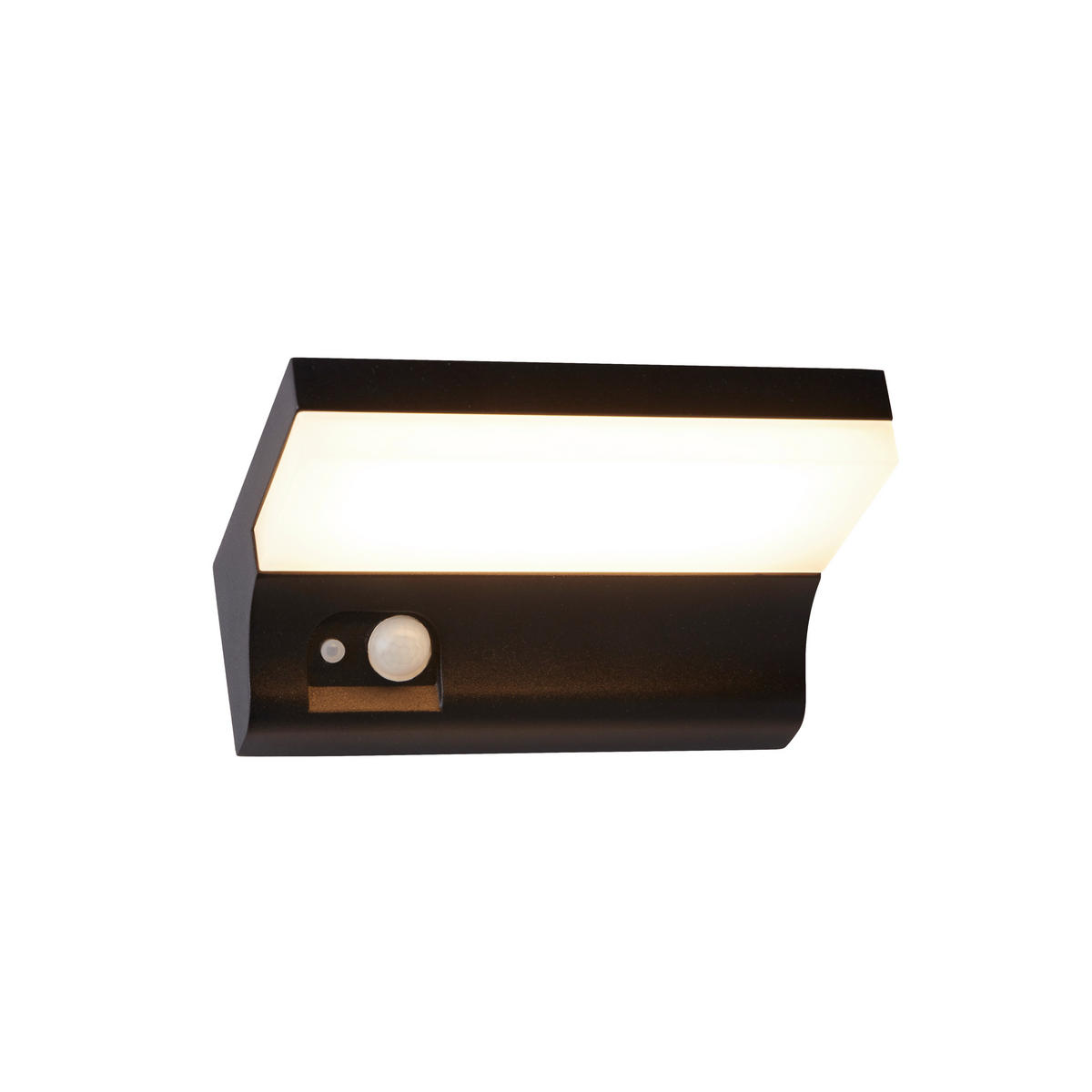 SVJETILJKA SOLARNA Solar  - bijela/crna, Design, plastika (16/6/6cm)