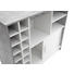 BARTISCH in Metall, Holzwerkstoff - Chromfarben/Hellgrau, MODERN, Holzwerkstoff/Metall (110/100/48cm) - Hom`in BARTISCH in Metall, Holzwerkstoff - Chromfarben/Hellgrau, MODERN, Holzwerkstoff/Metall (110/100/48cm) - Hom`in