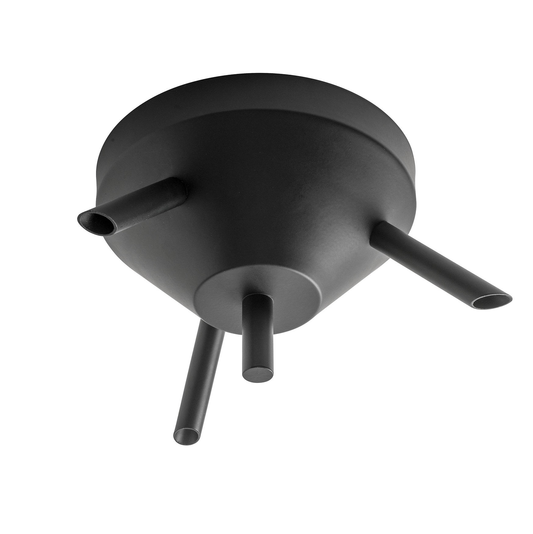 LAMPSOCKEL - svart, Basics, metall (19,6/11,1/19,6cm)