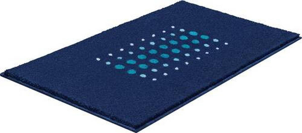 KOBERČEK DO KÚPEĽNE, 60/100 cm - modrá, Basics, textil/plast (60/100cm) - Grund