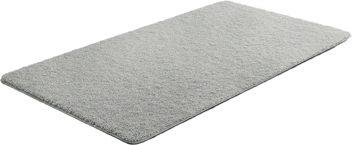 BADTEPPICH Grau 60/100 cm  - Grau, Basics, Kunststoff/Textil (60/100cm) - Grund