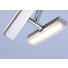 LED-DECKENLEUCHTE - Nickelfarben, Design, Metall (36/12/17cm) - Boxxx