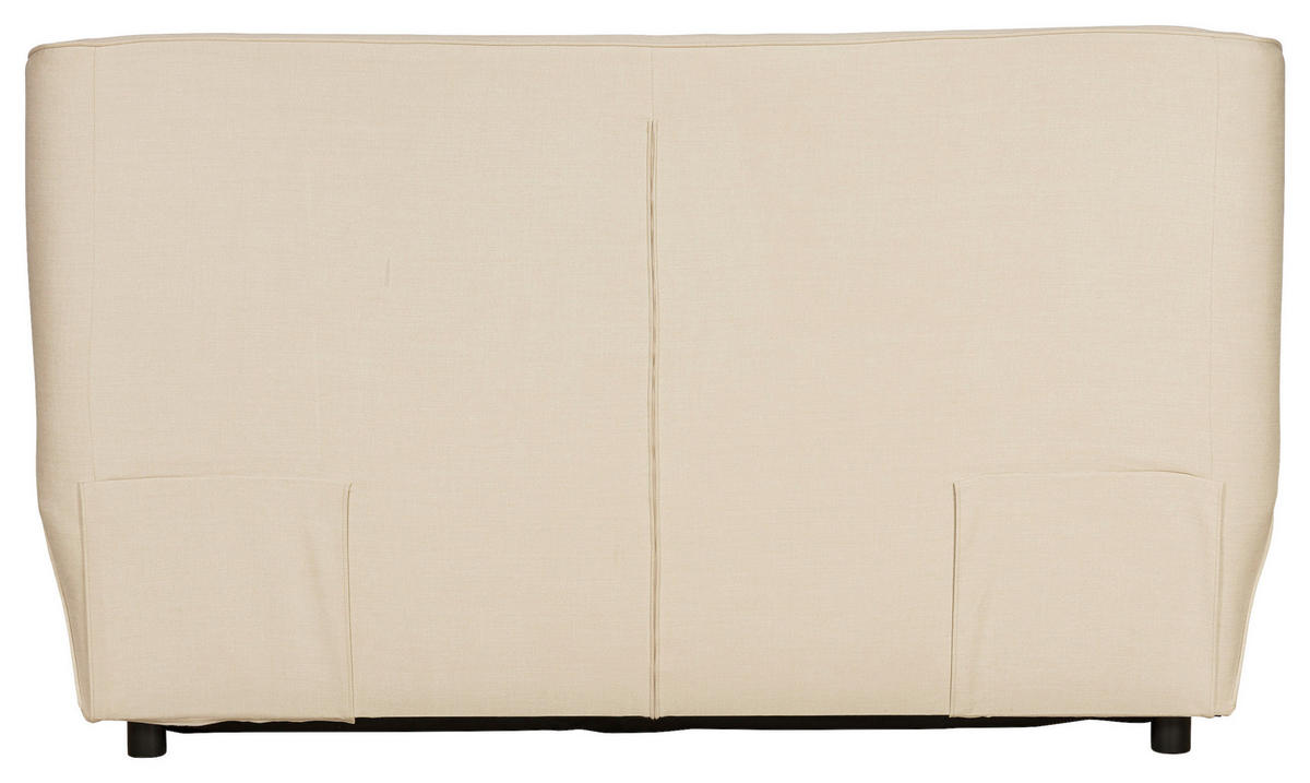 KONTINENTALSÄNG 160/200 cm  i beige  - beige/svart, Klassisk, metall/trä (160/200cm) - Niels Andersson