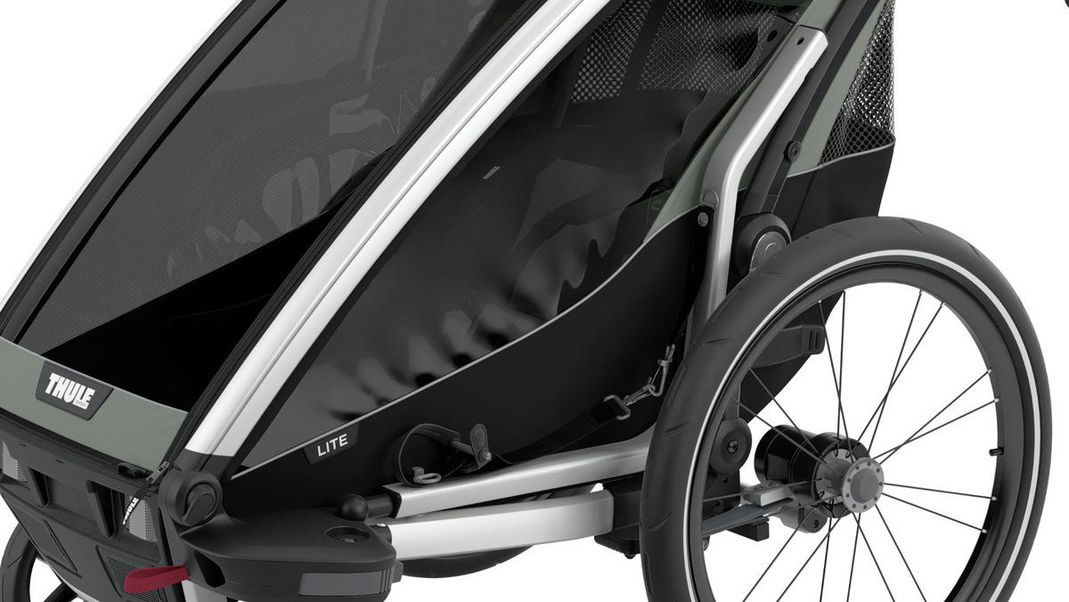 FAHRRADANHÄNGER   Charoit Lite 1  - Grün, LIFESTYLE, Metall (64,5/89-112/85,5cm) - Thule
