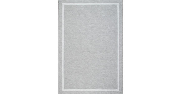 WEBTEPPICH 80/150 cm Amalfi  - Silberfarben/Hellgrau, KONVENTIONELL, Textil (80/150cm) - Novel