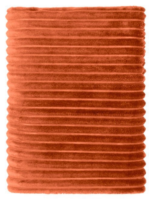 KUSCHELDECKE 130/170 cm  - Rostfarben, Basics, Textil (130/170cm)
