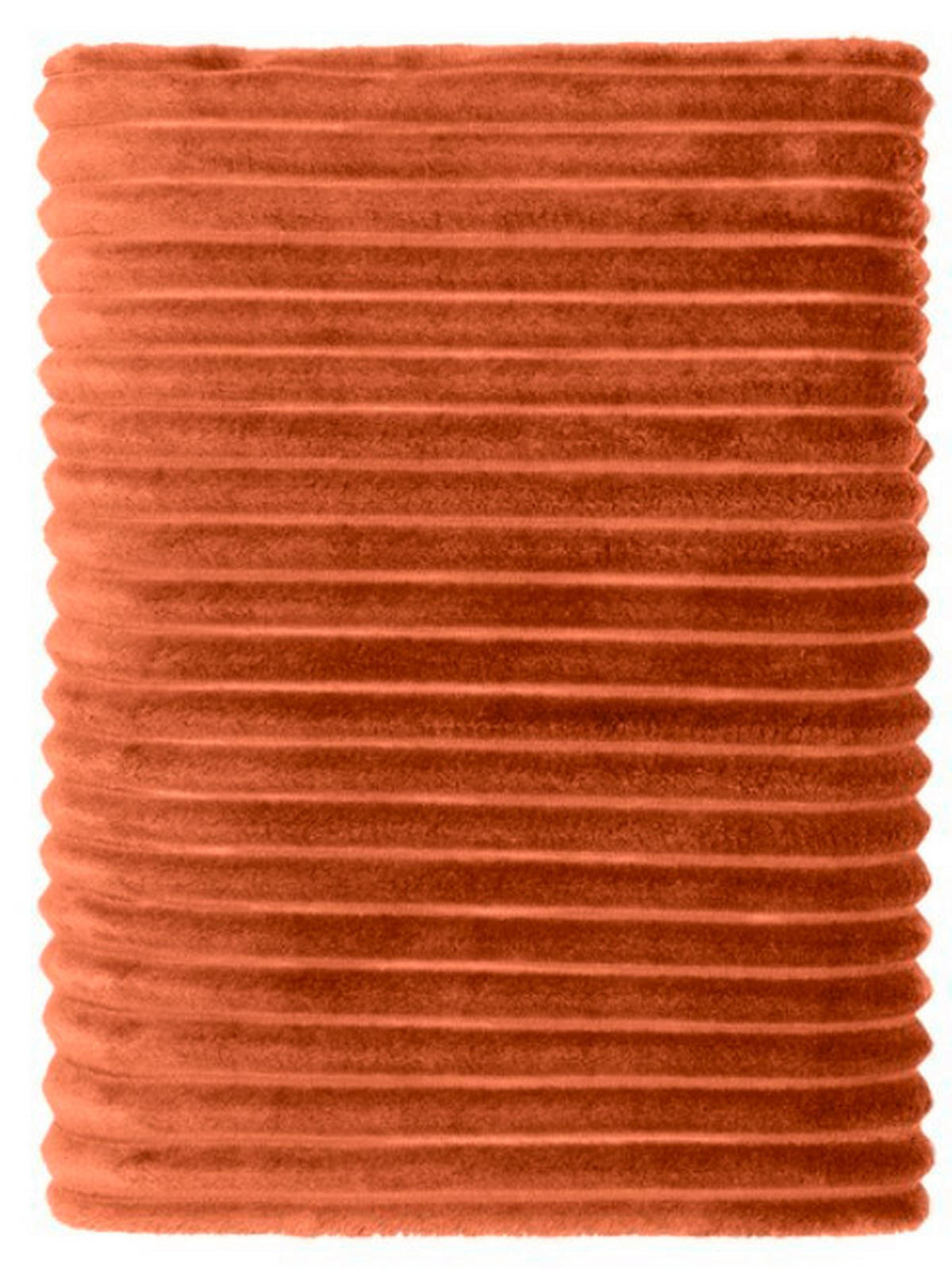 KUSCHELDECKE 130/170 cm  - Rostfarben, Basics, Textil (130/170cm)