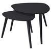 SATZTISCH Bambus vollmassiv Schwarz  - Schwarz, MODERN, Holz (68/57/45cm) - MID.YOU