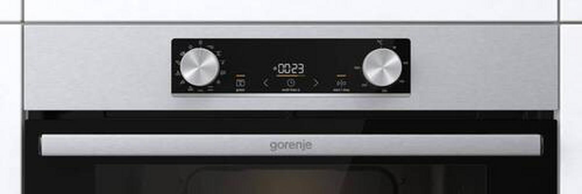 EINBAUBACKOFEN BO6737E02XK  - Edelstahlfarben, Basics, Glas/Metall (59,5/59,5/56,4cm) - Gorenje