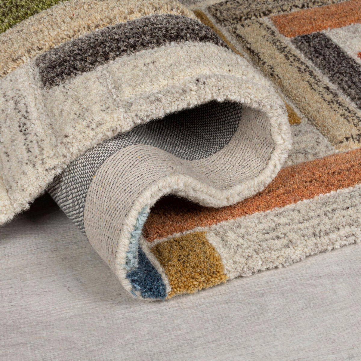 HANDWEBTEPPICH 60/230 cm RUSSO Multicolor  - Multicolor, KONVENTIONELL, Textil (60/230cm)
