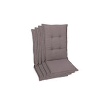 SESSELAUFLAGENSET Uni  - Taupe, Basics, Textil (50/7/120cm)