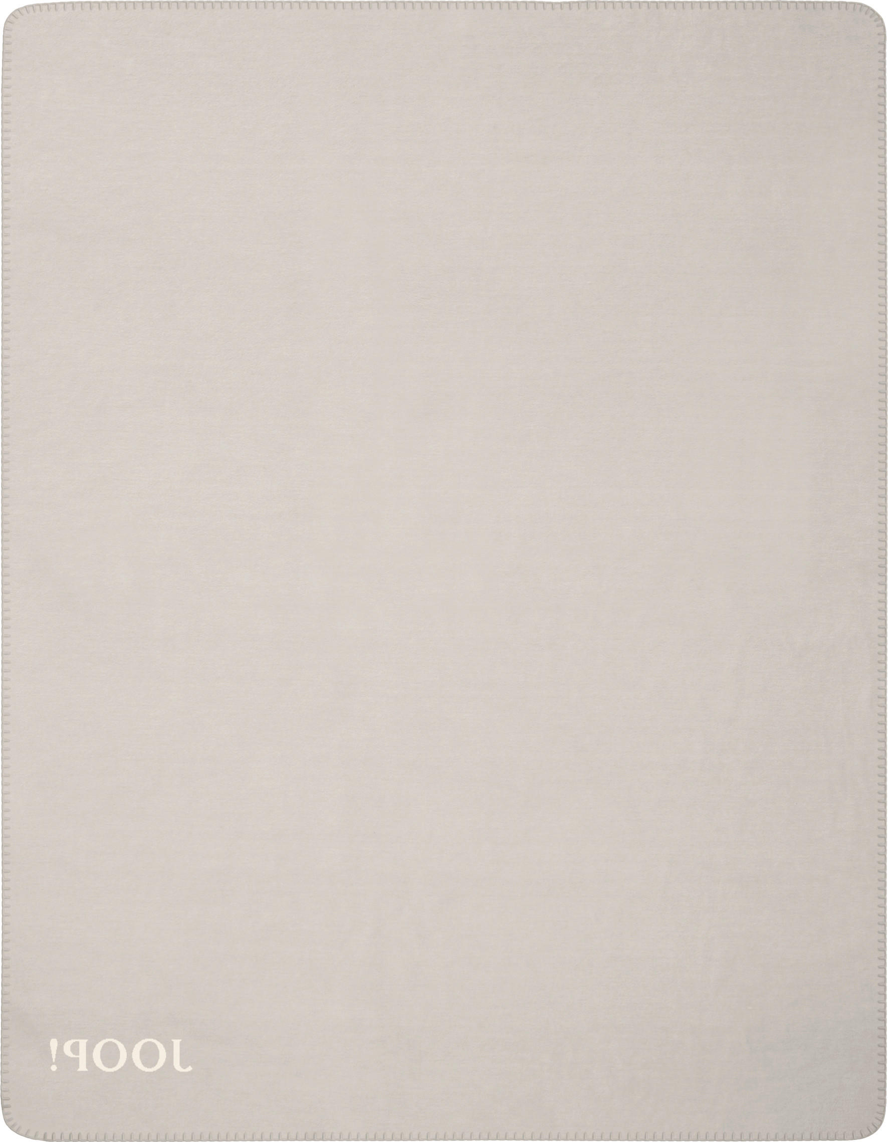 WOHNDECKE Uni Doubleface 150/200 cm - Beige/Weiß, Design, Textil (150/200cm) - Joop!