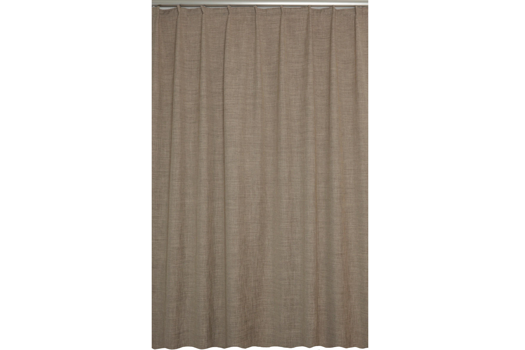 FERTIGVORHANG Verdunkelung  - Braun, Basics, Textil (140/240cm)