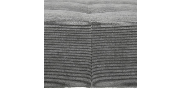 ECKSOFA Olivgrün Feincord  - Schwarz/Olivgrün, KONVENTIONELL, Textil/Metall (311/219cm) - Hom`in