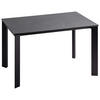 ESSTISCHMetall, Holzwerkstoff 120/80/75 cm   - Schwarz/Grau, Design, Holzwerkstoff/Metall (120/80/75cm) - Novel