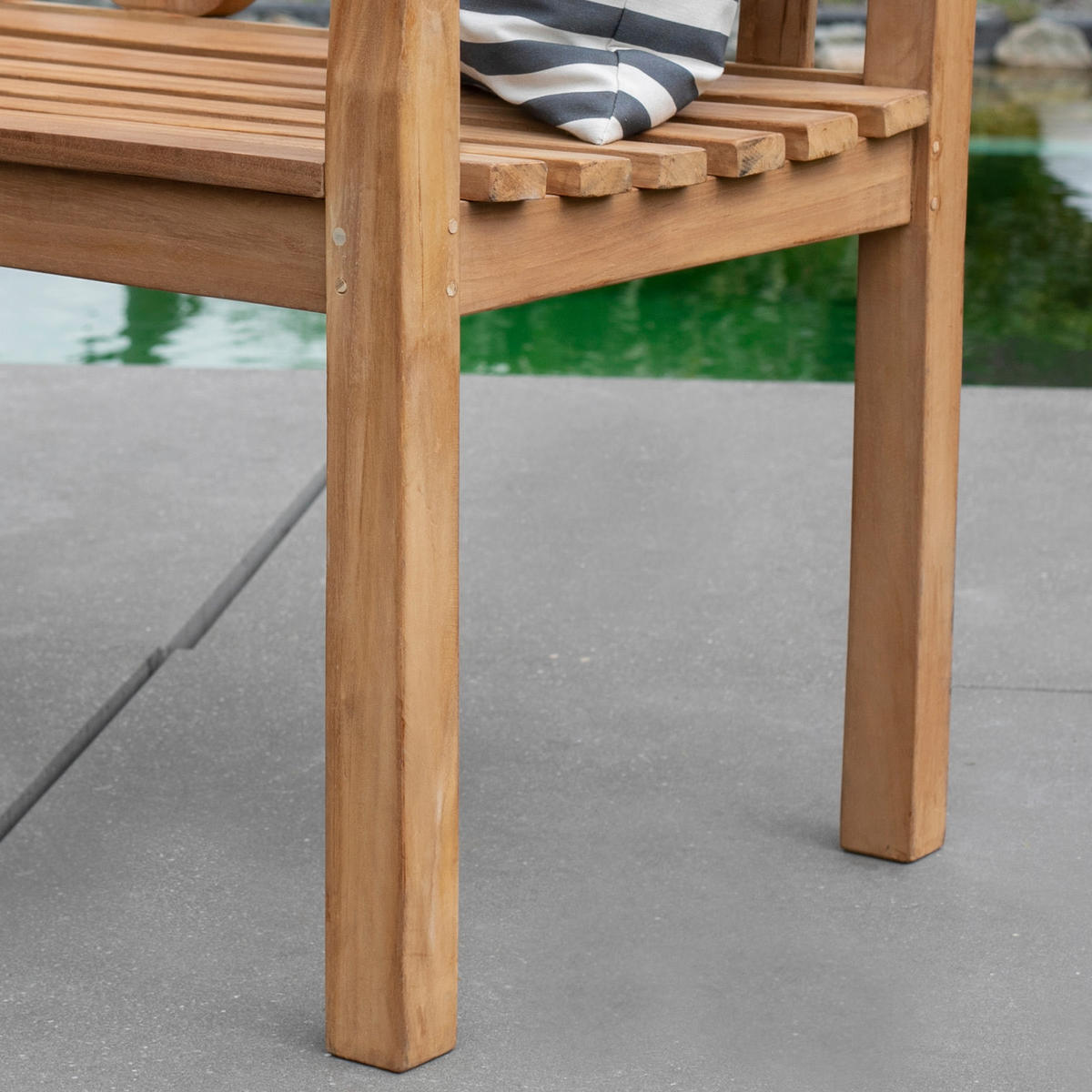 GARTENBANK 120/89/60 cm Teakholz   - Teakfarben, Basics, Holz (120/89/60cm) - Gardenson