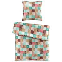 POVLEČENÍ, satén, zelená, 135/200 cm - zelená, Konvenční, textil (135/200cm) - Novel