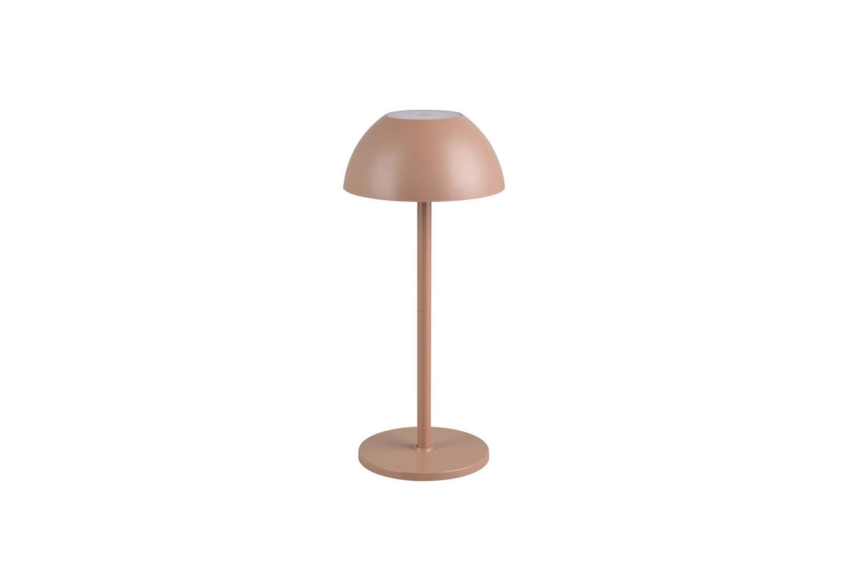 AKKU-TISCHLEUCHTE - Braun, Basics, Kunststoff (30,0/13,5cm)