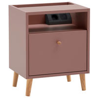 NACHTTISCH 40,2/50,1/32,7 cm  - Mauve, Design, Holz/Holzwerkstoff (40,2/50,1/32,7cm) - MID.YOU
