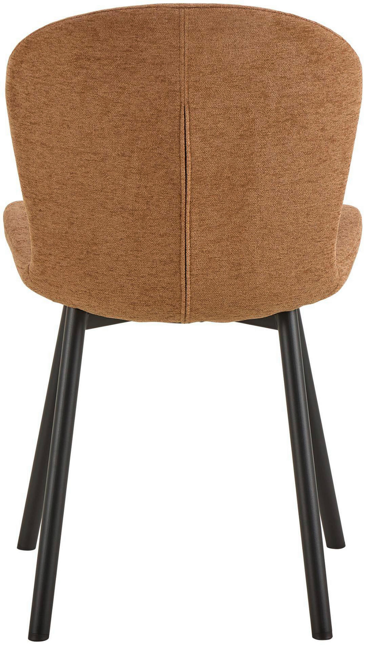 STOL 2 styck  flatväv  svart, terrakotta  - svart/terrakotta, Trend, metall/textil (50/86/58cm) - Best Price