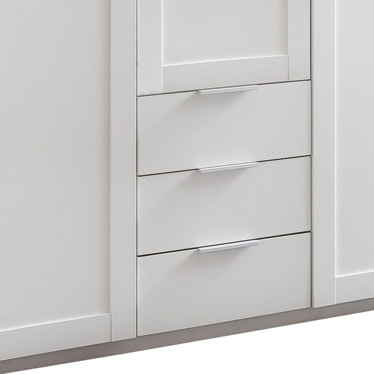 DREHTÜRENSCHRANK in  - Silberfarben, Konventionell, Holzwerkstoff (135/210/58cm) - MID.YOU
